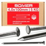 Stavební hřebíky Somer 100 mm, 520 ks, 5 kg – Hledejceny.cz