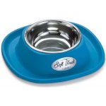 COBBYS PET Soft Touch INOX 20 x 20 x 3,5 cm držák z pryže s miskou 230 ml – Hledejceny.cz