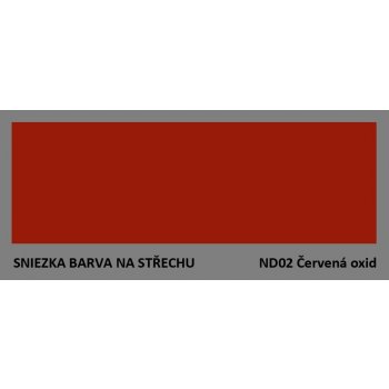 Sniezka BARVA NA PLECHOVÉ STŘECHY 5l ND02 Červená oxidovaná