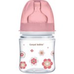Canpol babies Antikoliková láhev se širokým hrdlem Newborn Růžová 120ml – Zboží Dáma