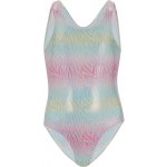 Regatta Dívčí jednodílné plavky Katrisse RKM029 Ombre Metallic Zebra Print – Zboží Dáma