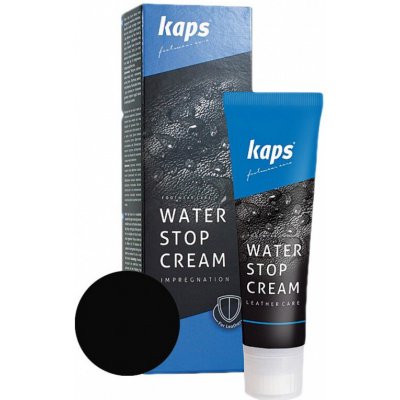 Kaps Impregnační krém na obuv Water Stop Cream 75ml Černá – Sleviste.cz