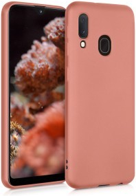 Pouzdro Kwmobile Samsung Galaxy A20e korálové