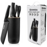 Gooda 5 dílná sada kuchyňských nožů s blokem 37202 – Zboží Mobilmania