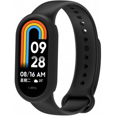 ESES - Silikonový řemínek a rámeček pro Xiaomi Smart Band 8 a 9 - Černý 1530008050 – Zboží Živě