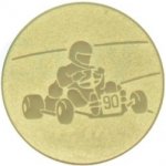 Kovový emblém MOTOKÁRA KART 031 – Zboží Dáma