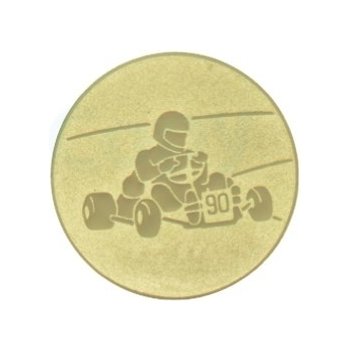 Kovový emblém MOTOKÁRA KART 031
