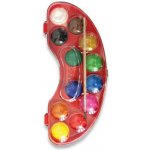 Kores Vodové barvy Akuarellos 12 barev / průměr 30 mm + štětec 31449 – Zboží Dáma