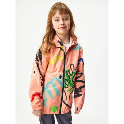 Unuo dětská bunda do deště Meruňková Fantazie – Hledejceny.cz