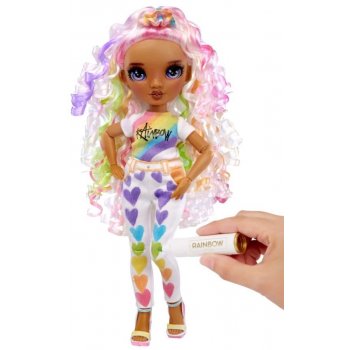 MGA Rainbow High Fashion Doll Color & Create s fialovýma očima 594147