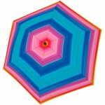 Doppler Fiber Havanna Happy pink dámský skládací deštník vícebarevný – Zboží Dáma