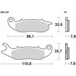 Brzdové destičky DP Brakes přední HONDA PCX 125 rok 19-24 – Hledejceny.cz