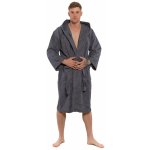 Interkontakt pánský župan s kapucí dark grey – Zboží Dáma