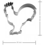 Vykrajovátko kohoutek 55x52mm - 1 ks – Hledejceny.cz