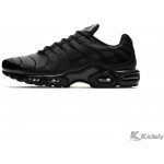Nike Air Max Plus Triple Black Leather – Zboží Mobilmania