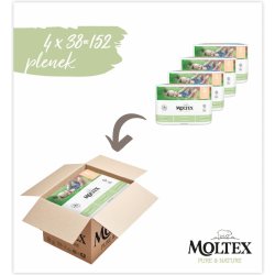 MOLTEX Pure & Nature Mini 3-6 kg 4 x 38 ks