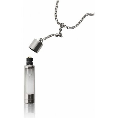 N.C.P. Olfactives 701 Leather & Vetiver - Náhrdelník stříbrný a 2 x unisex parfémovaná voda 4,9 ml