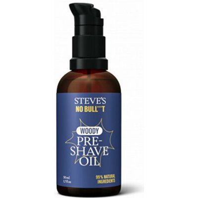 Steves No Bull***T Santalové dřevo Pre-Shave Oil - Stevův olej před holením 50 ml – Zboží Mobilmania