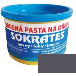 SOKRATES Brusná pasta na dřevo 250g tmavý ořech