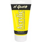 Kreul El Greco akrylová barva 150 ml citrónová – Sleviste.cz