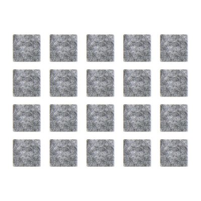 DOMINO - Filcová podložka U Filc 40x40 - 6ks. hnědá – Hledejceny.cz