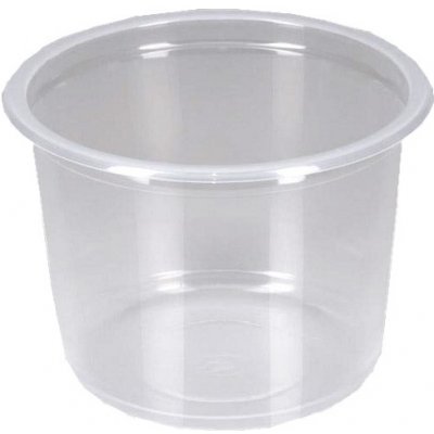 Plastová zatavovací miska PP na polévku 500 ml kulatá transparentní, 1 karton (10bal) – Hledejceny.cz