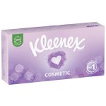 Kleenex Cosmetic papírové kapesníčky v krabičce 3-vrstvé 80 ks – Zboží Mobilmania