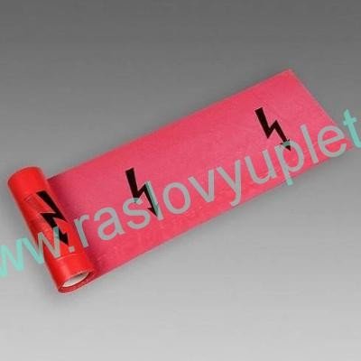 Gtex Výstražná fólie zesílená 33 cm x 125 m červená – Zboží Dáma