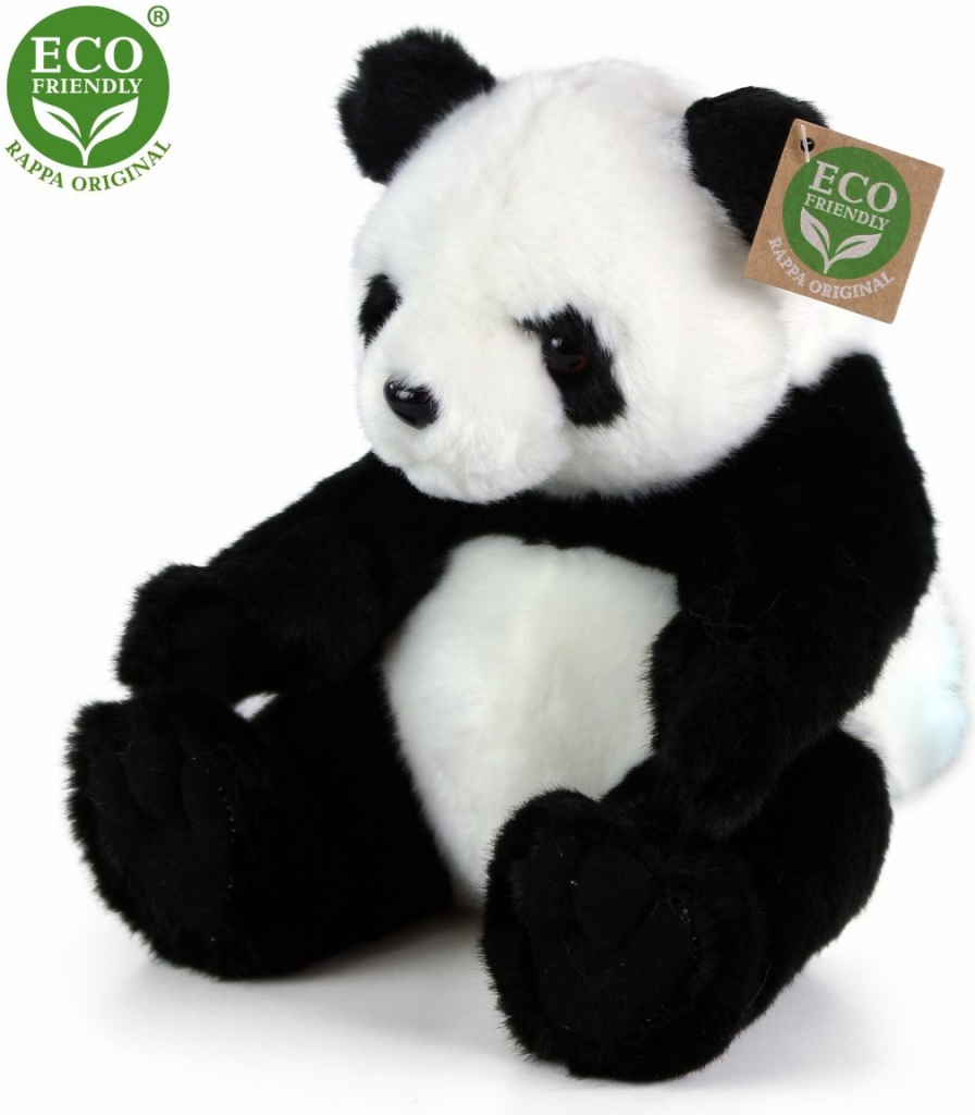 Eco-Friendly Rappa panda sedící 30 cm