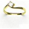 Prsteny Čištín zlatý s diamantem žluté zlato VR 282
