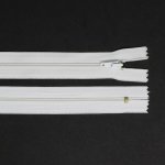 Spirálový zip, šíře 3 mm, délka 18 cm, bílá – Hledejceny.cz