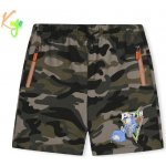 Kugo chlapecké šortky NAKLADAČ kapsy oranž maskáč – Sleviste.cz