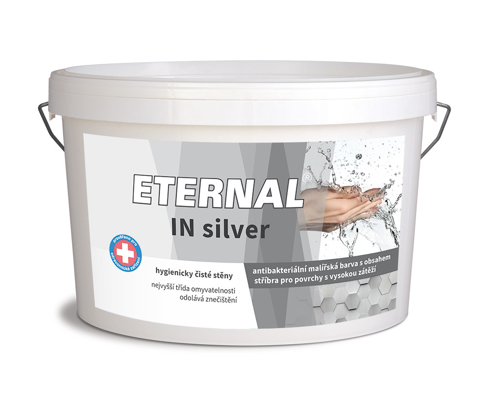 Austis Eternal In Silver antibakteriální malířská barva s obsahem stříbra 12kg
