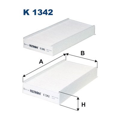 Filtr, vzduch v interiéru FILTRON K 1342-2x – Hledejceny.cz