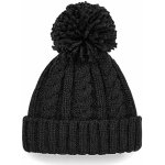 Beechfield Cable Knit Melange beanie black – Hledejceny.cz