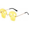 Párty brýle RAVEON Brýle Skull | Žlutá