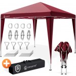 Casaria Capri 3x3m vínově červený – Hledejceny.cz