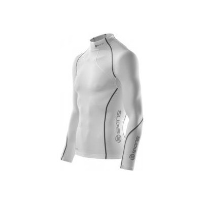 Skins Bio A200 Mens White Thermal Mck Neck Bílá kompres – Zbozi.Blesk.cz