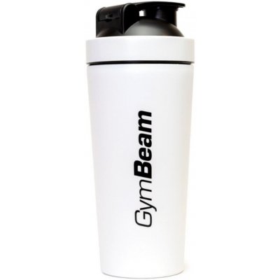 GymBeam Šejkr bílý z nerezové oceli 750 ml 1 ks – Zbozi.Blesk.cz
