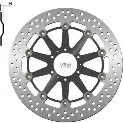 Brzdový kotouč NG přední HONDA XL 1000 V Varadero rok 99-13 – Hledejceny.cz