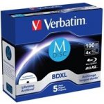 Verbatim MDISC 100GB 4x, jewel, 5ks (43834) – Zboží Živě