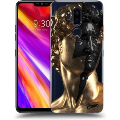 Pouzdro Picasee silikonové LG G7 ThinQ - Wildfire - Gold čiré – Zboží Mobilmania