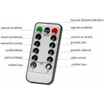 Voltronic Vánoční LED osvětlení 10 m barevná 100 LED + ovladač zelený kabel M59742 – Hledejceny.cz