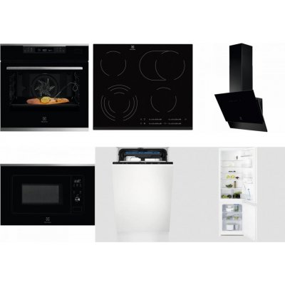 Set Electrolux KOBCS31X + EHF6547FXK + LFV616K + LMS2203EMX + EEM23100L + LNT3LF18S – Hledejceny.cz