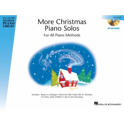 More Christmas Piano Solos Prestaff Level Hal Leonard Student Piano Library vnon melodie pro klavír 989961 – Zboží Mobilmania