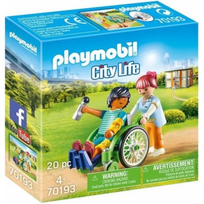 Playmobil 70193 Pacient na vozíku – Zboží Dáma