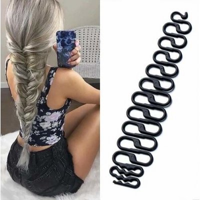 Rybí cop - Hairagami pomůcka pro vytvoření účesu - černá – Zbozi.Blesk.cz