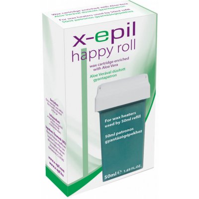 X-Epil Happy Roll pryskyřicová kazeta 50 ml aloe vera