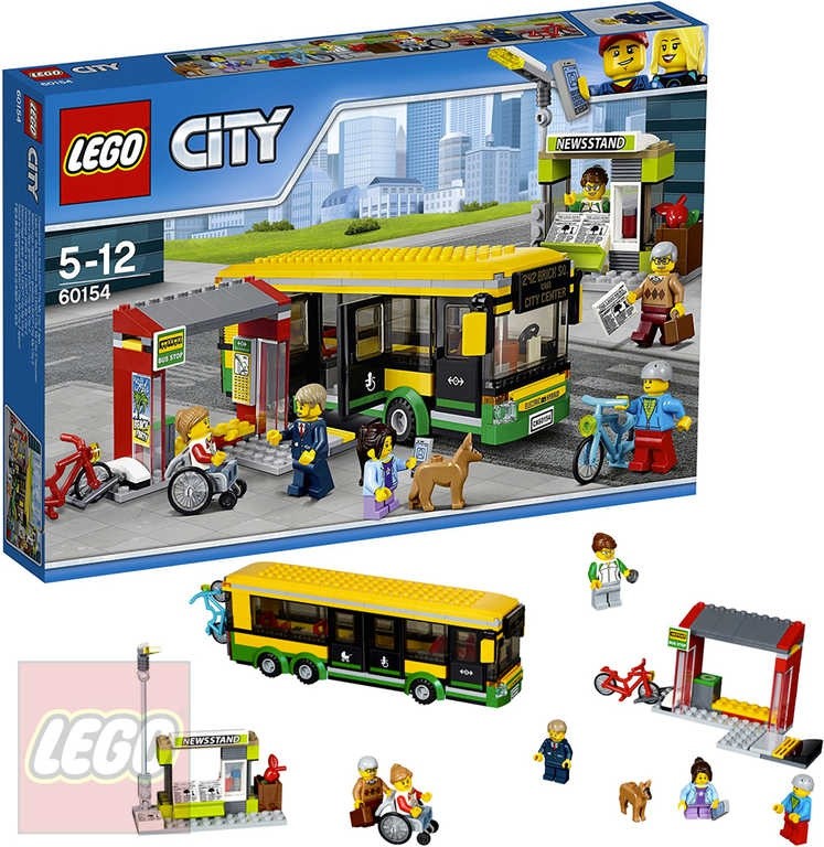 LEGO® City 60154 Zastávka autobusu
