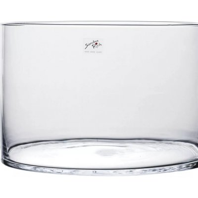Sandra Rich Cyli Váza skleněná, výška: 200 mm, průměr: 300 mm – Zboží Mobilmania